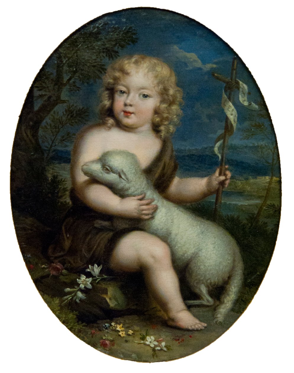 Louis Alexandre de Bourbon, Count of Toulouse 1678-1737 as John the Baptist, c. 1680 by Unbekannt