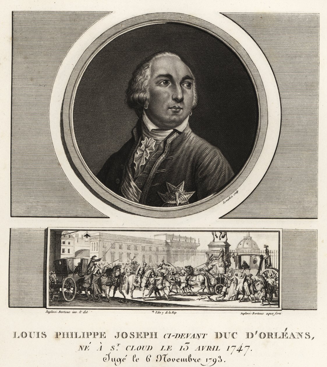 Louis Philippe II, Duke of Orleans (1747-1789), French duke guillotined during the Reign of Terror by Unbekannt