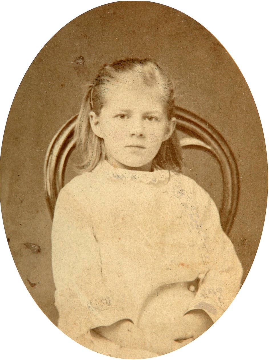 Lyubov Dostoyevskaya, Daughter of the Author Fyodor Dostoevsky, 1870s by Unbekannt