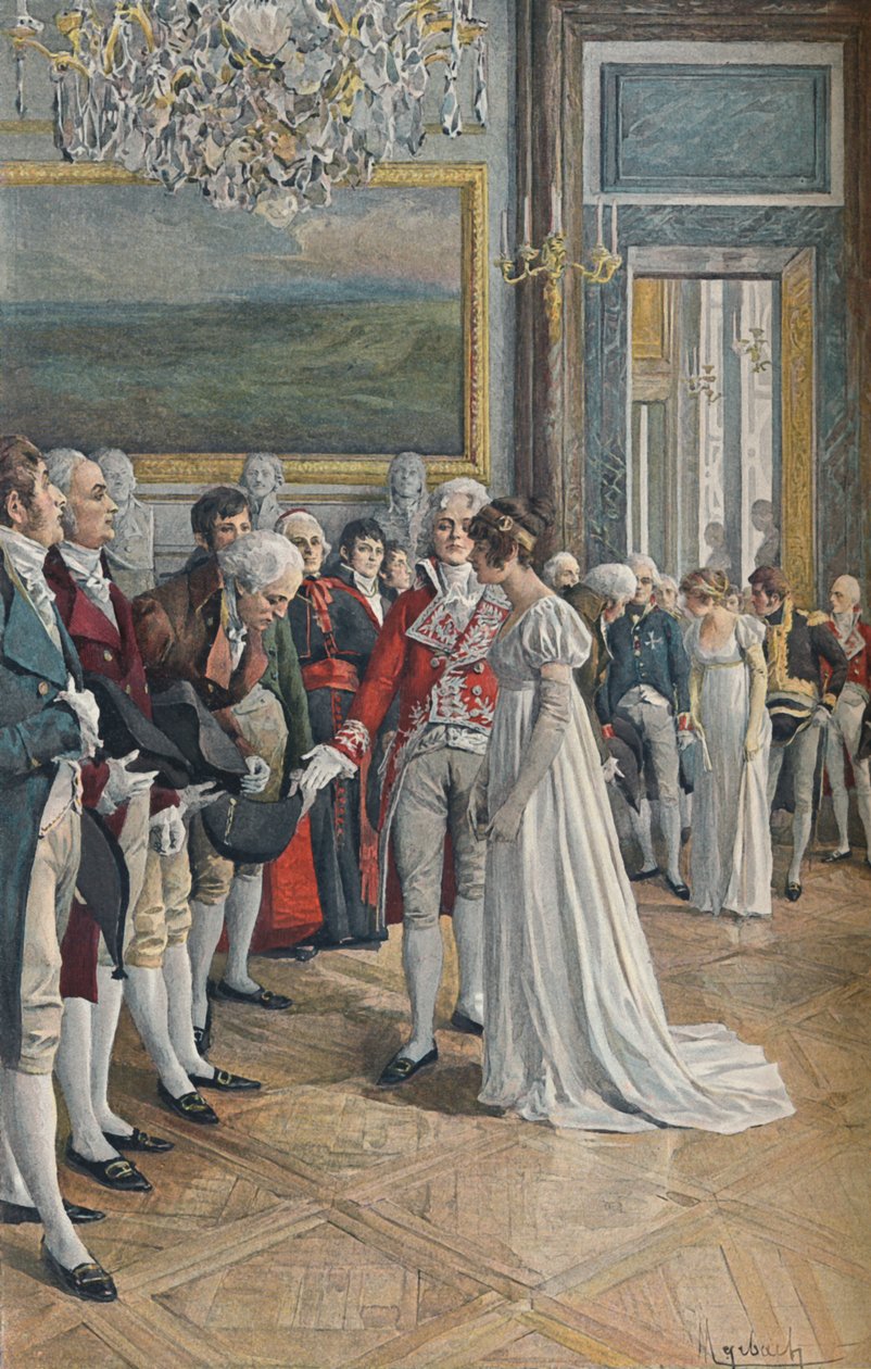Madame Bonaparte Receiving Ambassadors at the Tuileries by Unbekannt