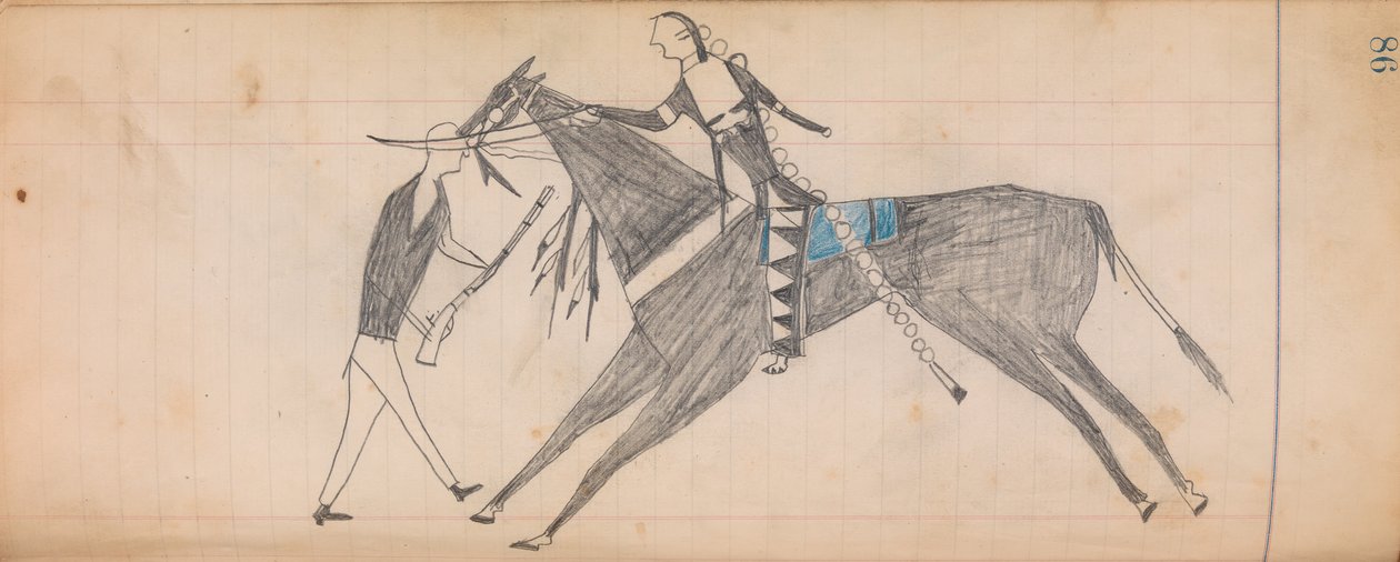 Maffet Ledger: Drawing by Unbekannt