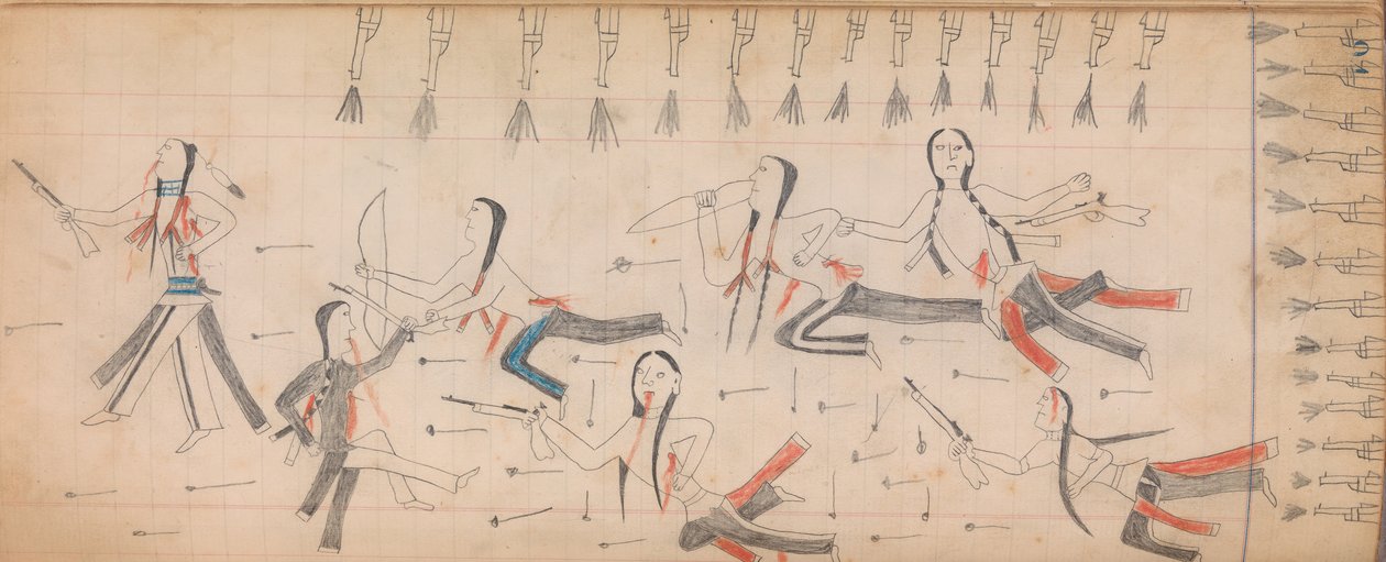 Maffet Ledger: Drawing by Unbekannt