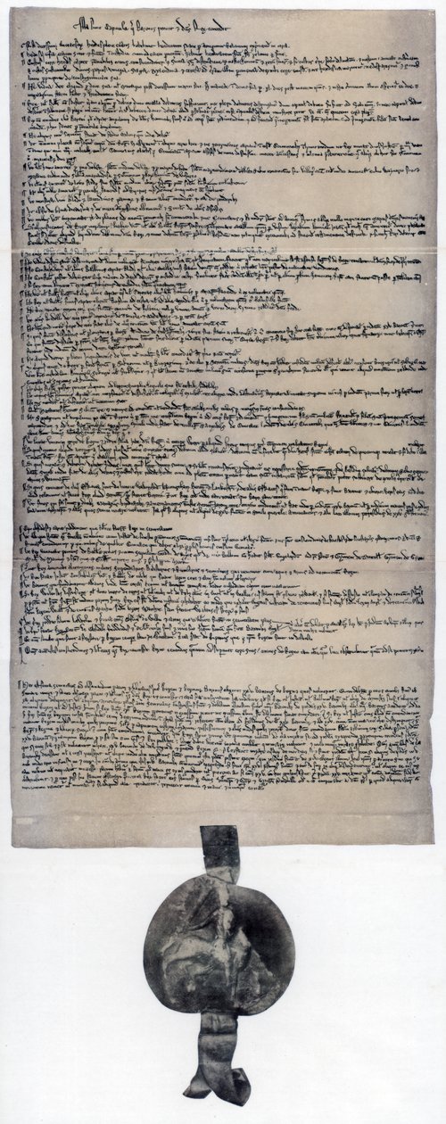 Magna Carta, English Charter Originally Issued in 1215 by Unbekannt