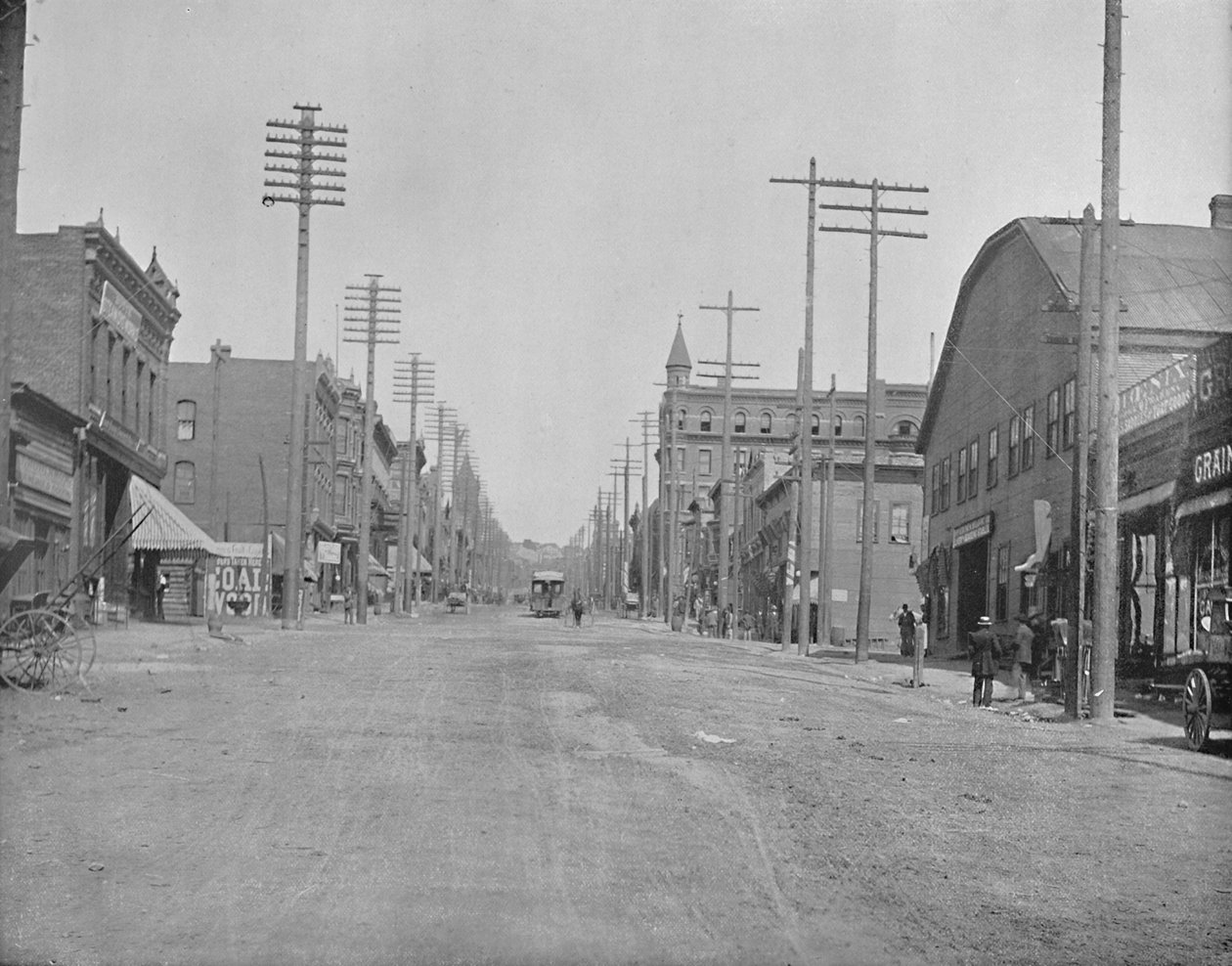 Main Street, Butte City, Montana by Unbekannt