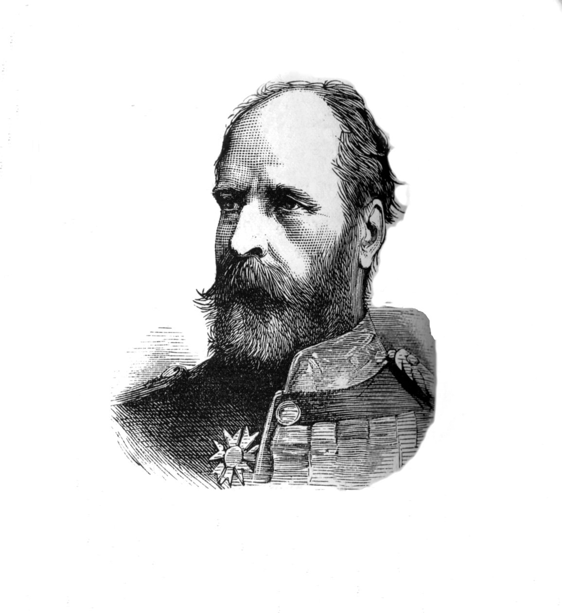 Major-General Sir E. B. Hamley, Commanding the Second Division, c1882 by Unbekannt