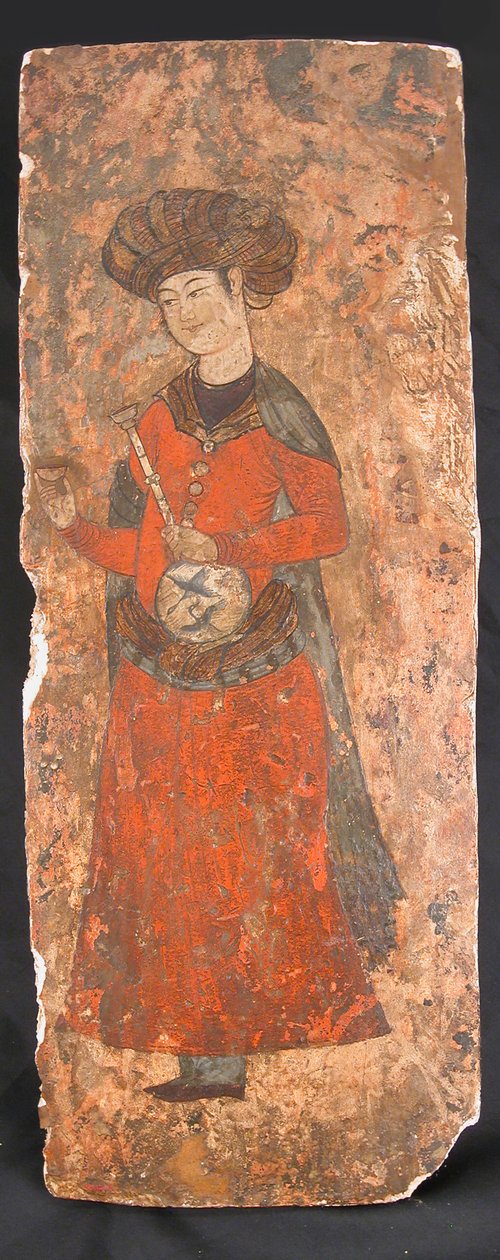 Man Holding a Bottle and a Cup, 16th-17th century by Unbekannt