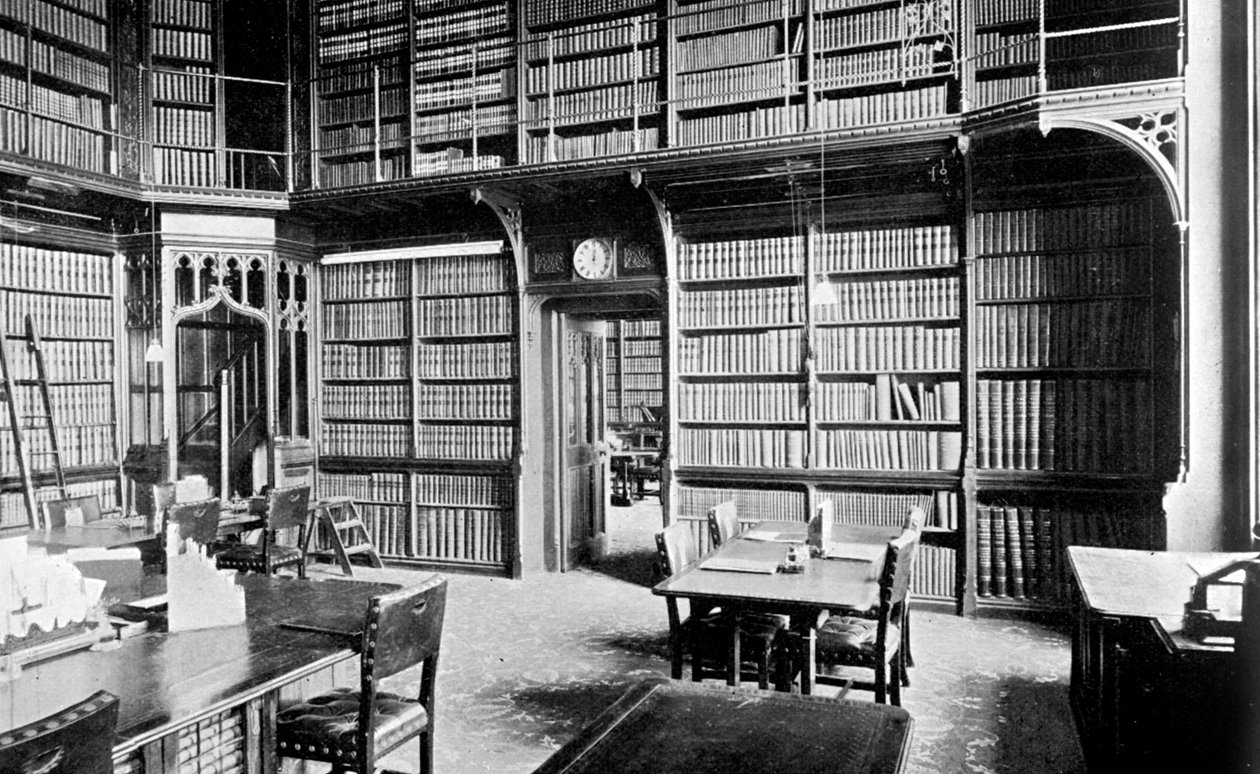 Map Room, House of Commons Library, Palace of Westminster, London by Unbekannt