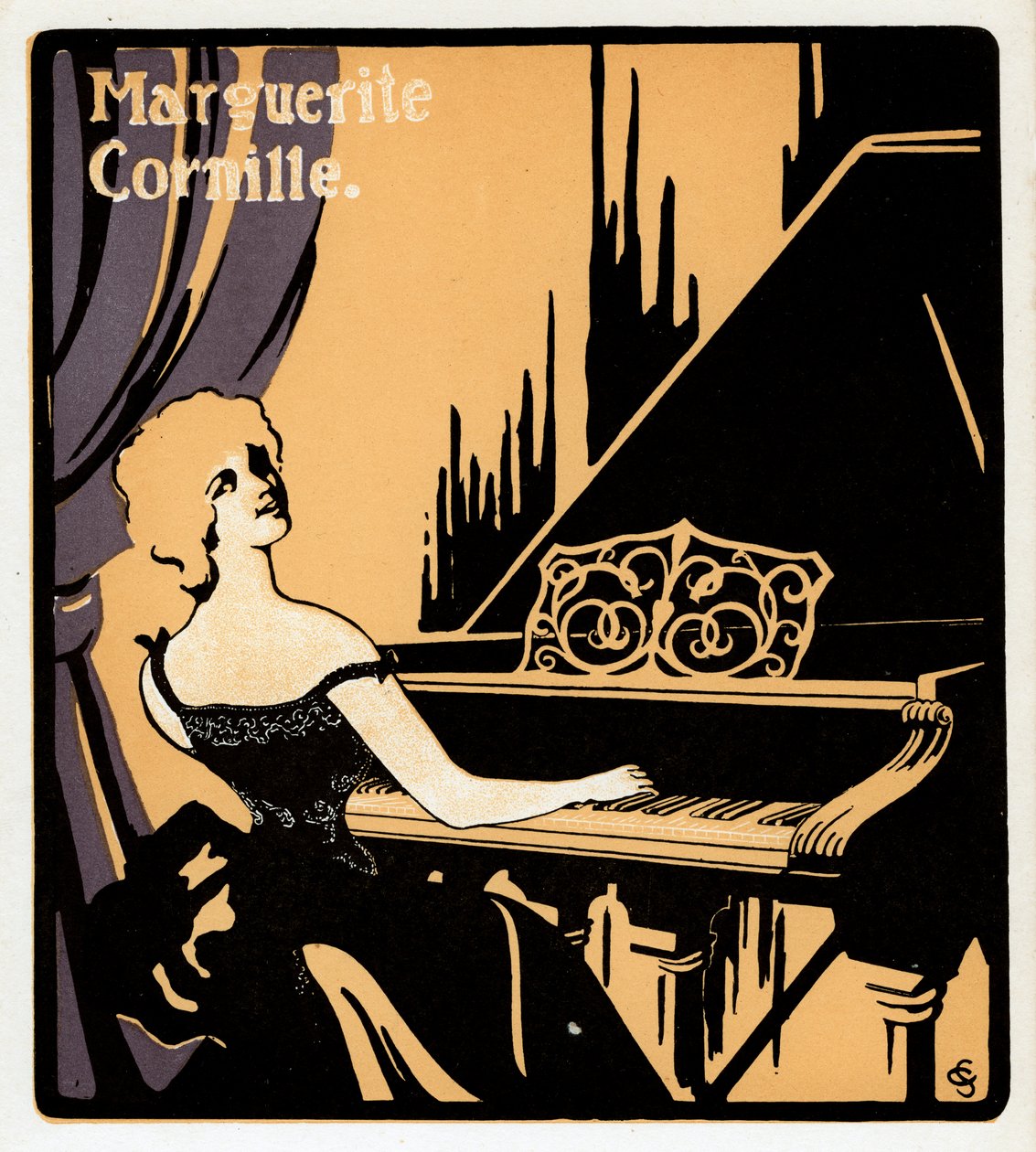 Marguerite Cornille, French music hall singer, late 19th century by Unbekannt