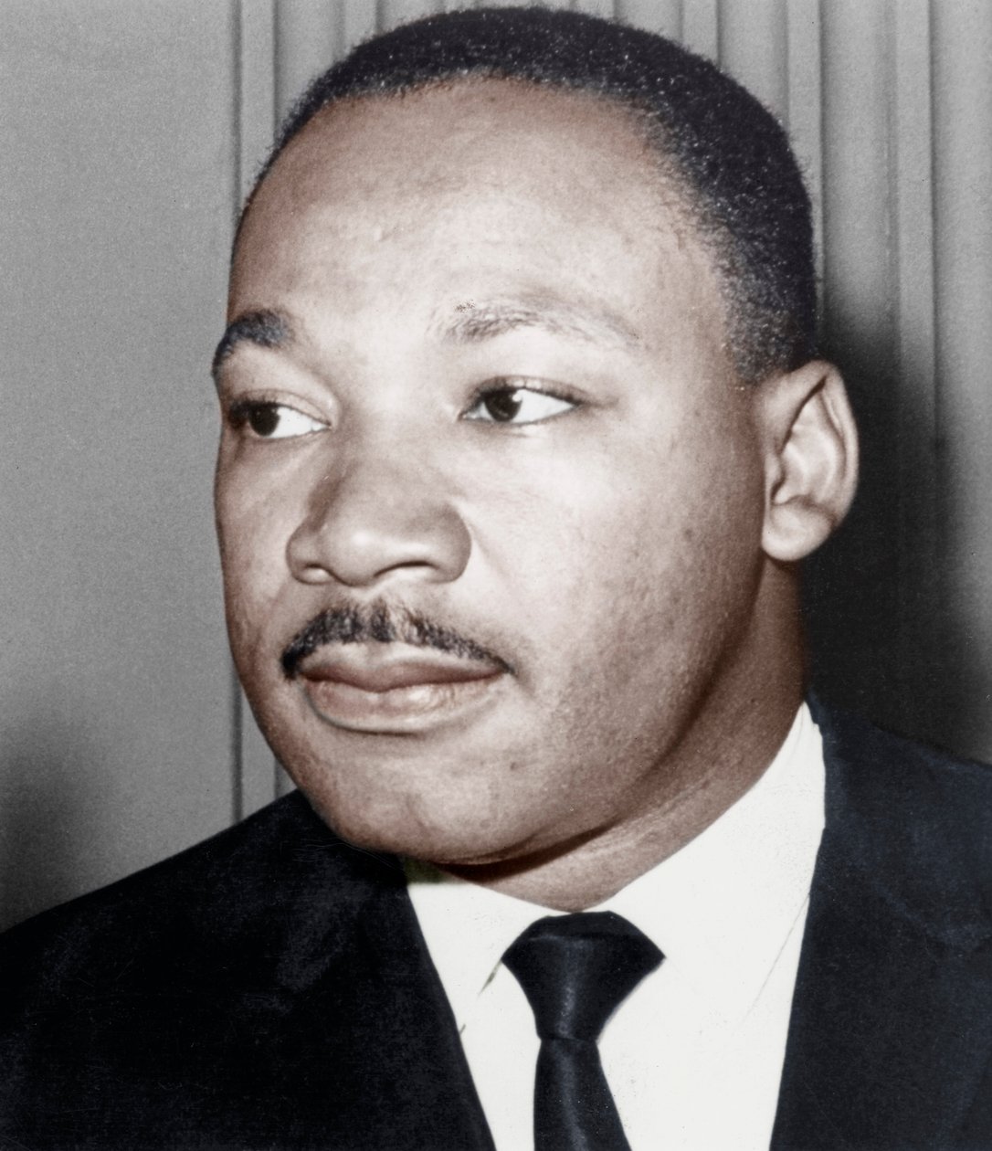 Martin Luther King Jr., American black civil rights campaigner