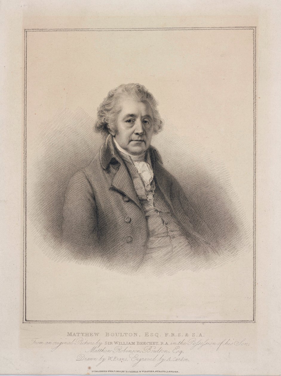 Matthew Boulton, English engineer and industrialist by Unbekannt