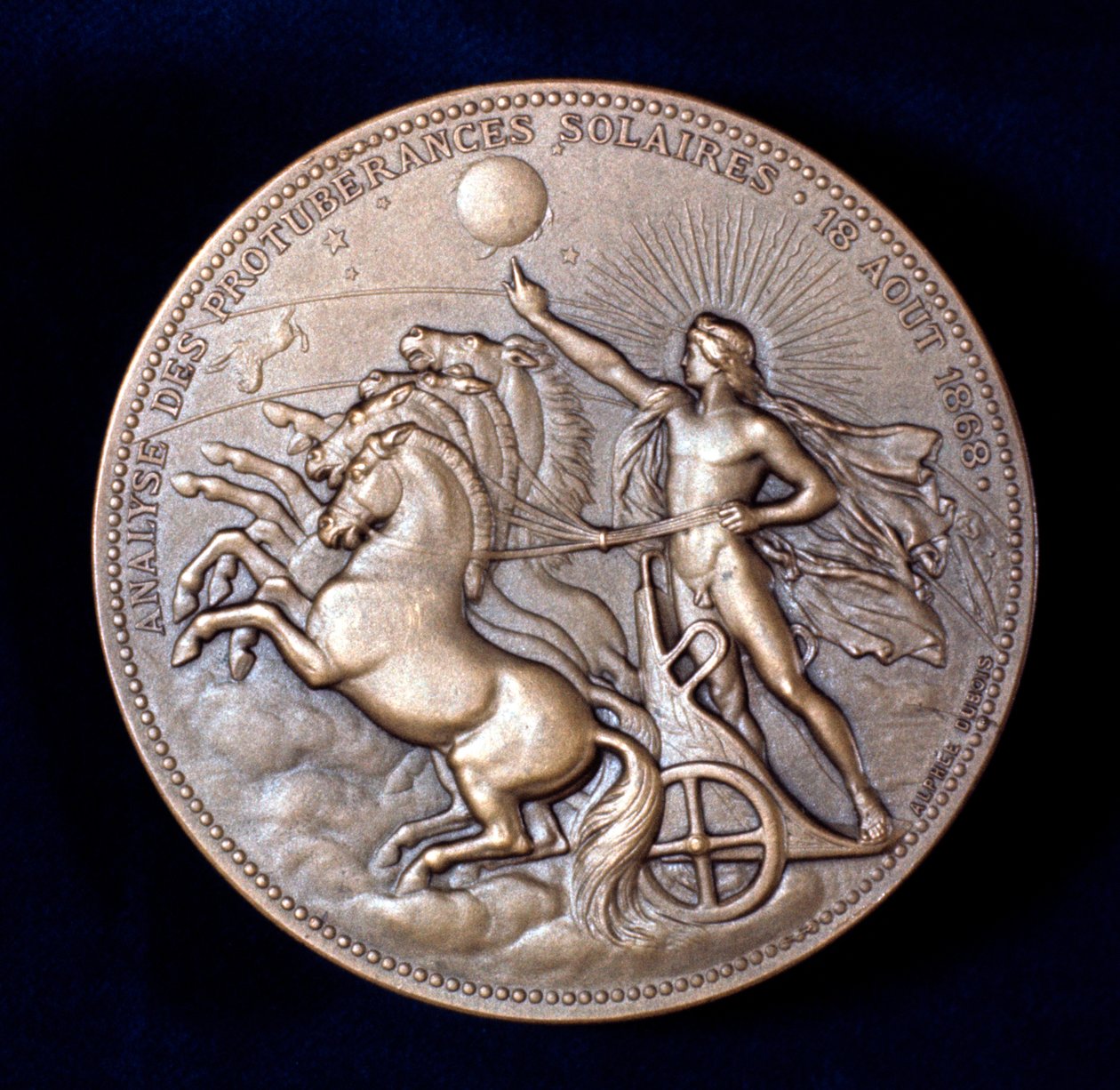 Medal commemorating Pierre Janssen and Norman Lockyer, French and English astronomers by Unbekannt