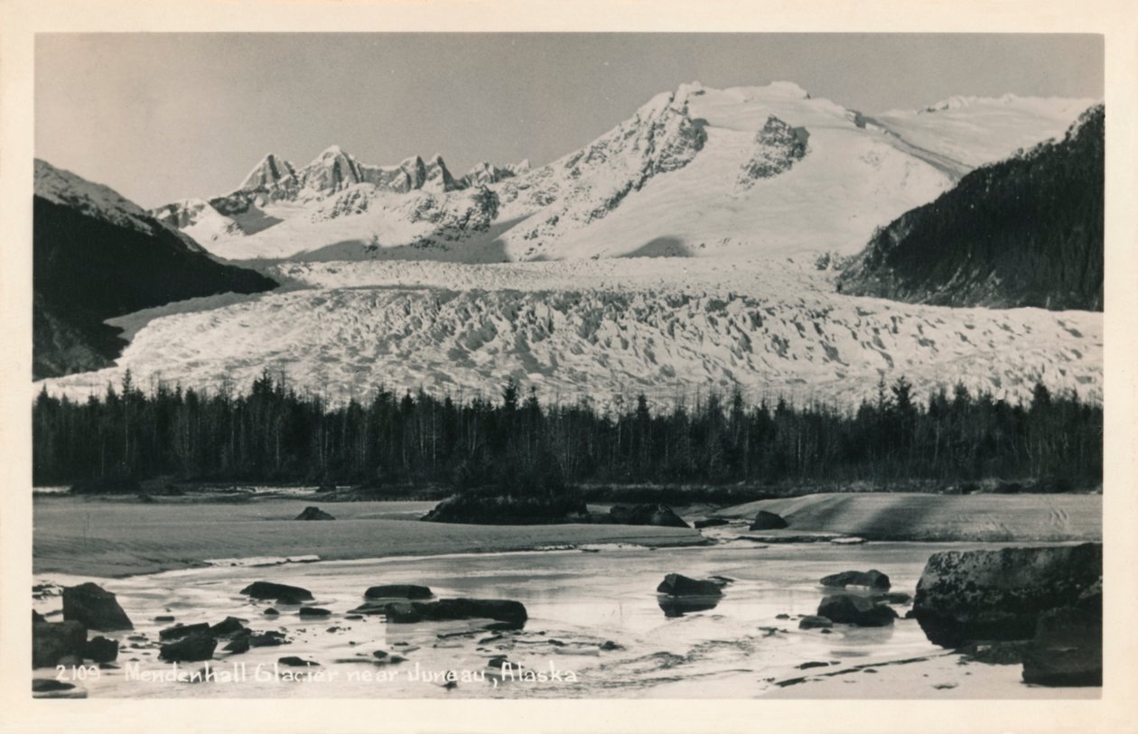 Mendenhall Glacier near Juneau, Alaska, c1940 by Unbekannt