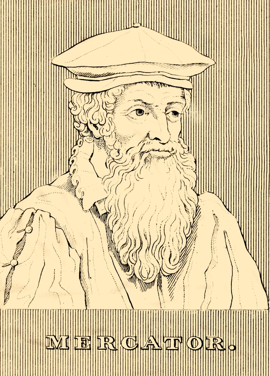 Mercator, 1512-1594 by Unbekannt