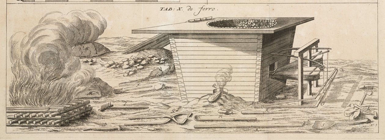 Metallurgy, Iron and Steel: Forge for Making Steel from Iron by Unbekannt