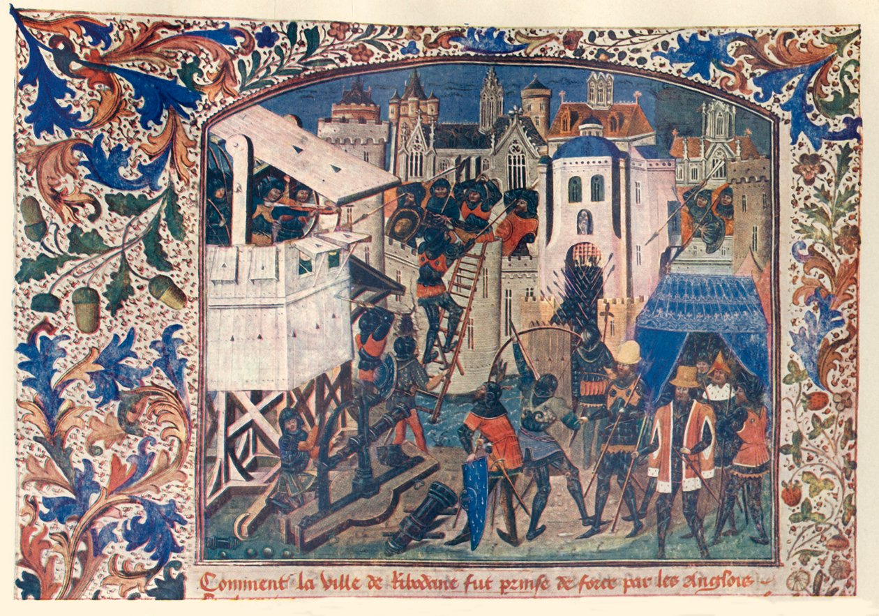 Methods of Warfare During The Hundred Years War, c1400, c1930 by Unbekannt