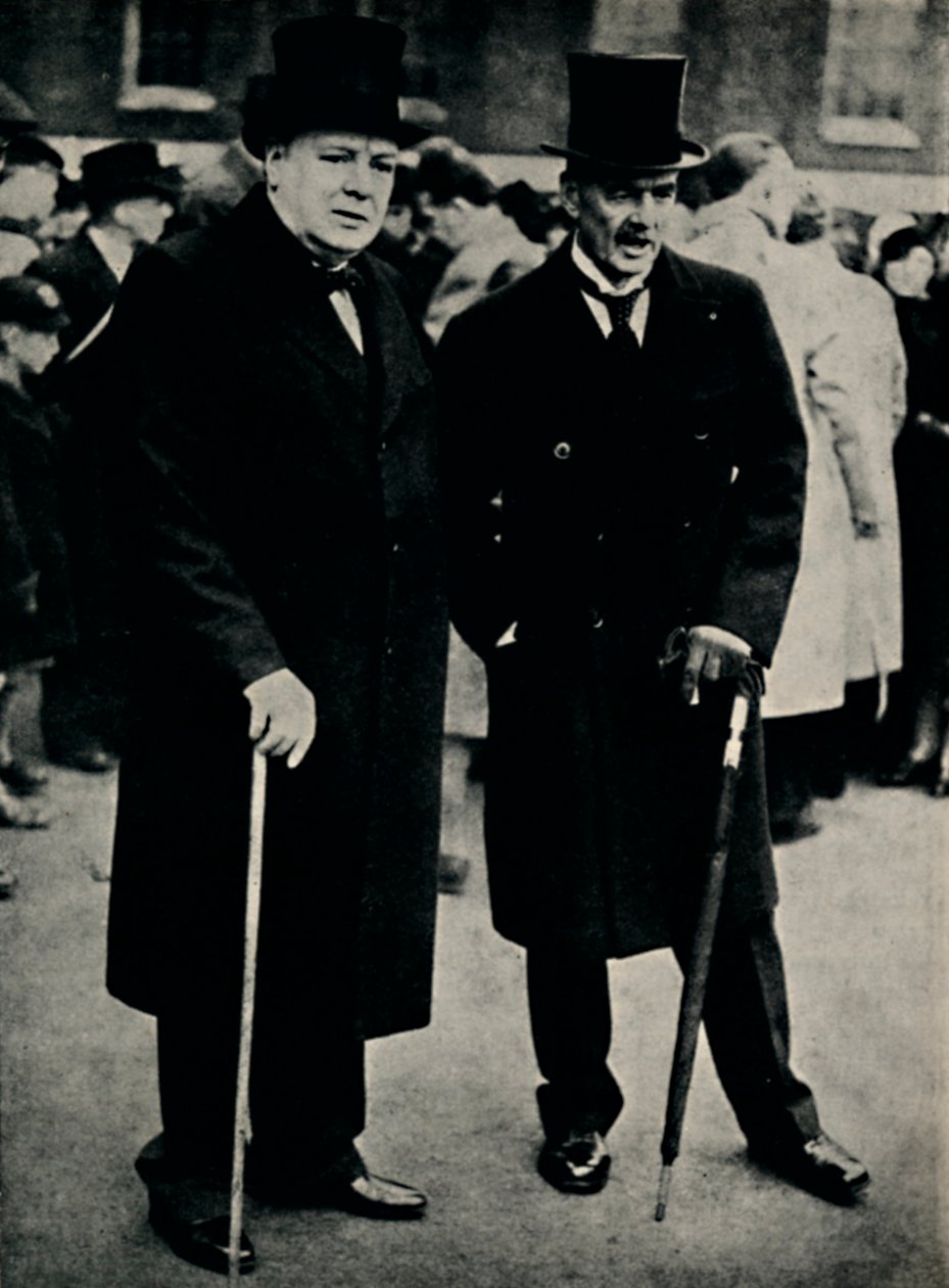 Mr. Chamberlain and Mr. Churchill, 23 February 1940 by Unbekannt