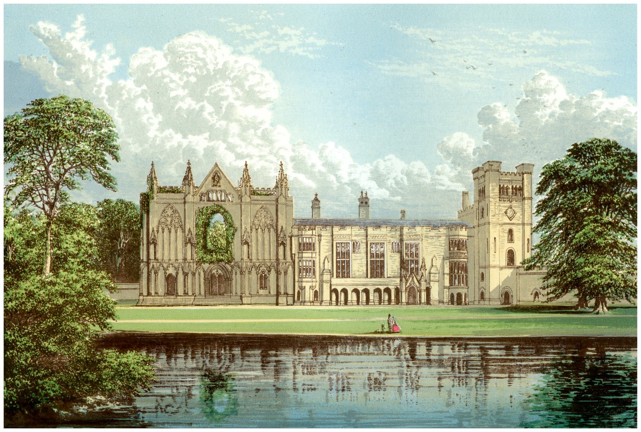 Newstead Abbey, Nottinghamshire, home of the Webb family by Unbekannt