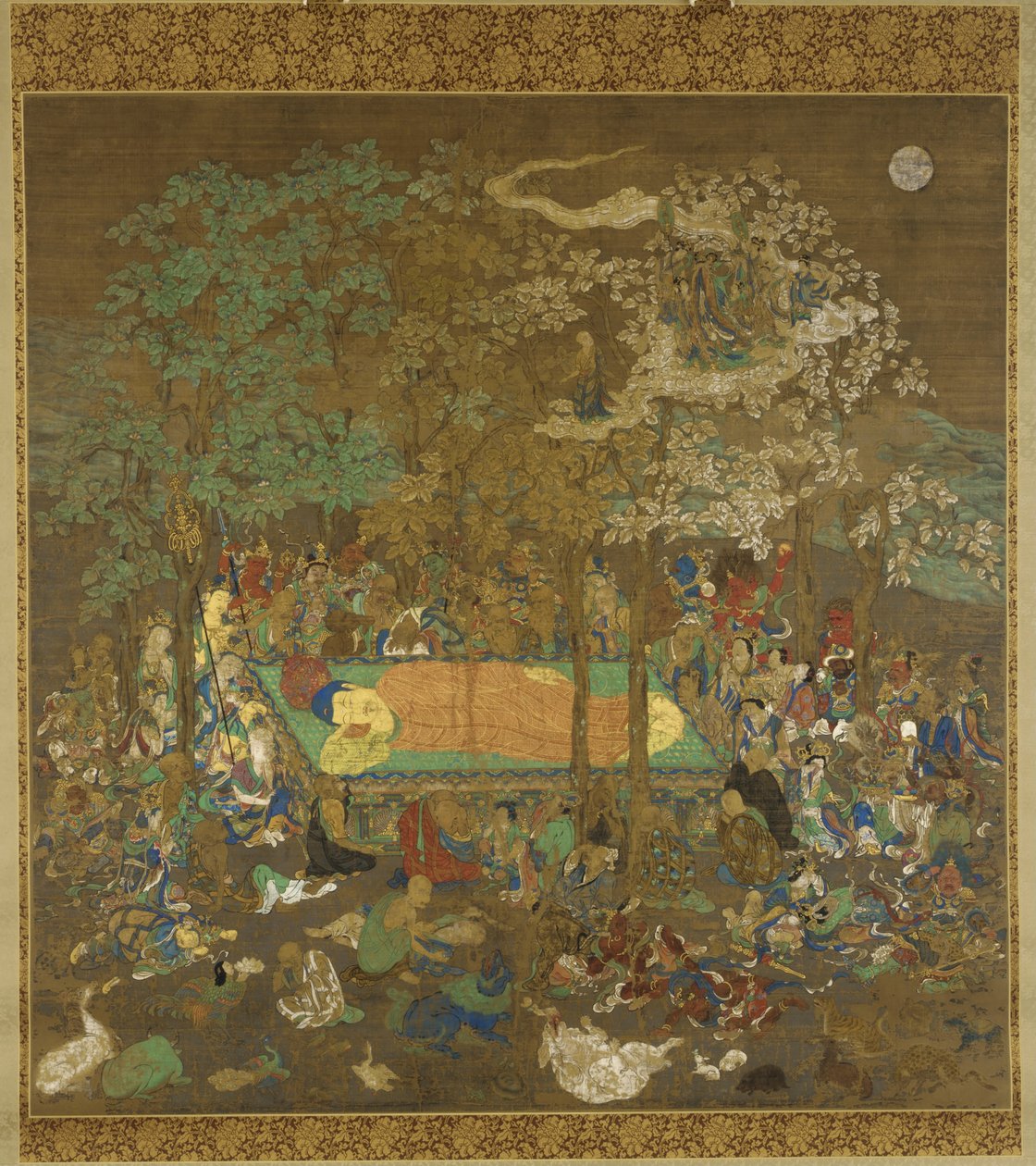 Nirvana of the Buddha, Early 14th Century by Unbekannt