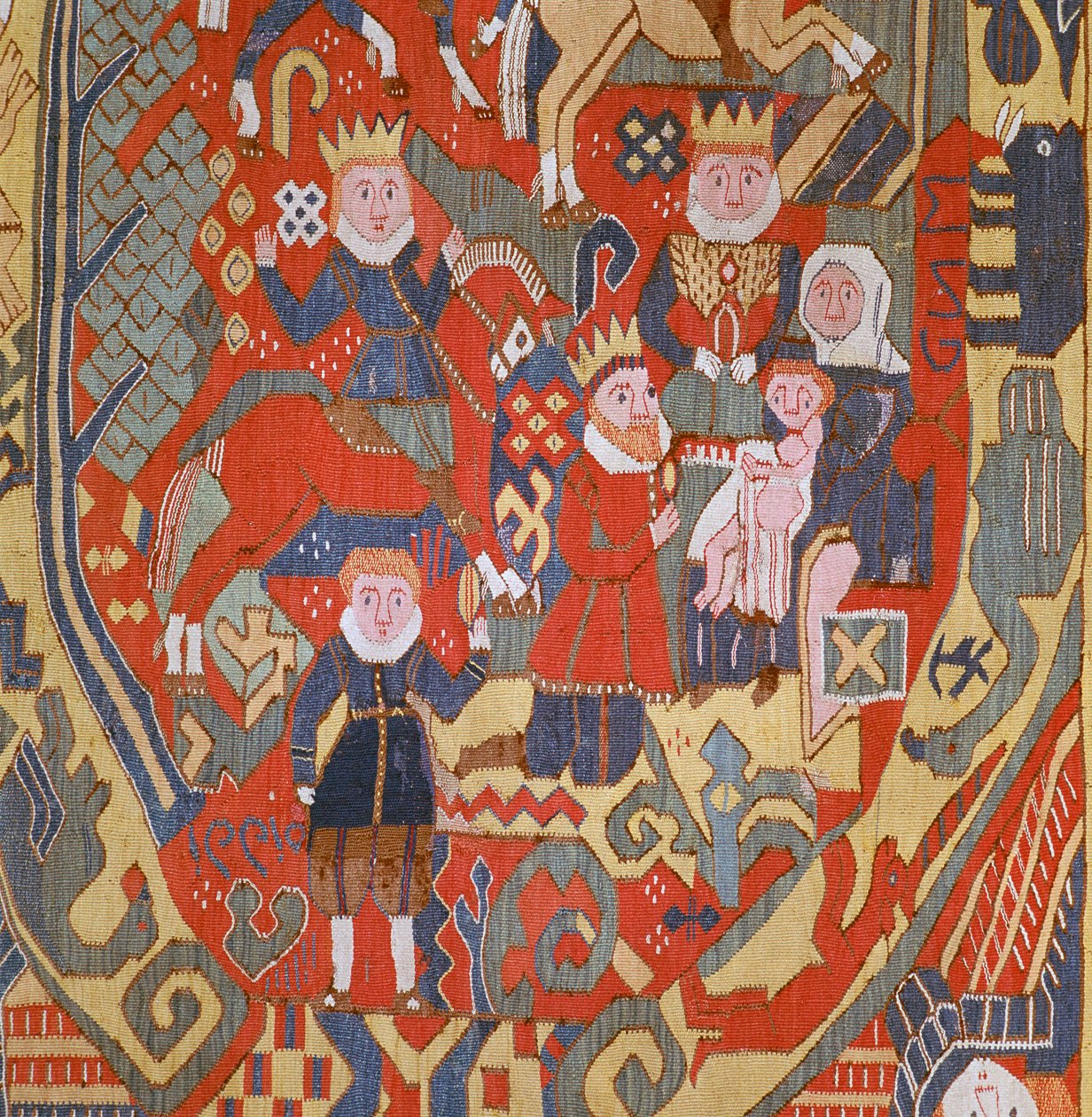 Norwegian Tapestry Detail of the 