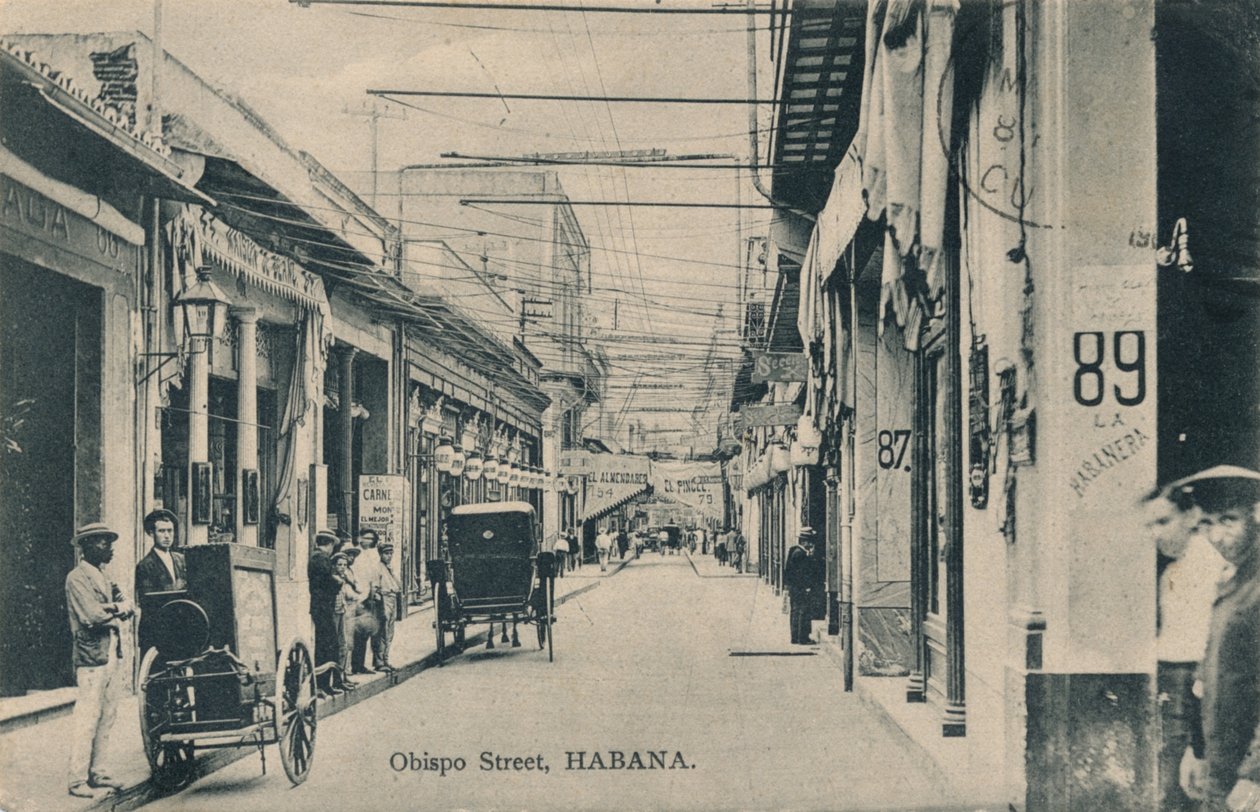 Obispo Street, Habana by Unbekannt