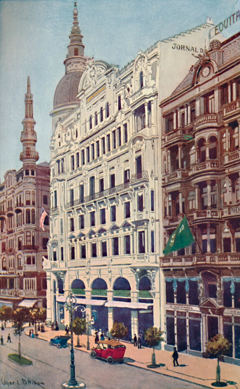 Offices of the Jornal do Commercio, Avenida Rio Branco, 1914 by Unbekannt