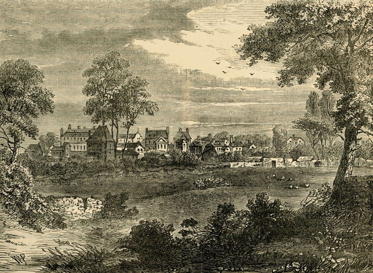 Old View of Kensington, about 1750, c1876 by Unbekannt