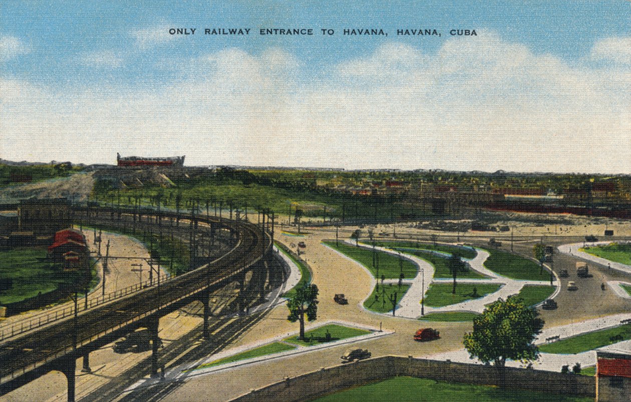 Only Railway Entrance to Havana, Havana, Cuba by Unbekannt