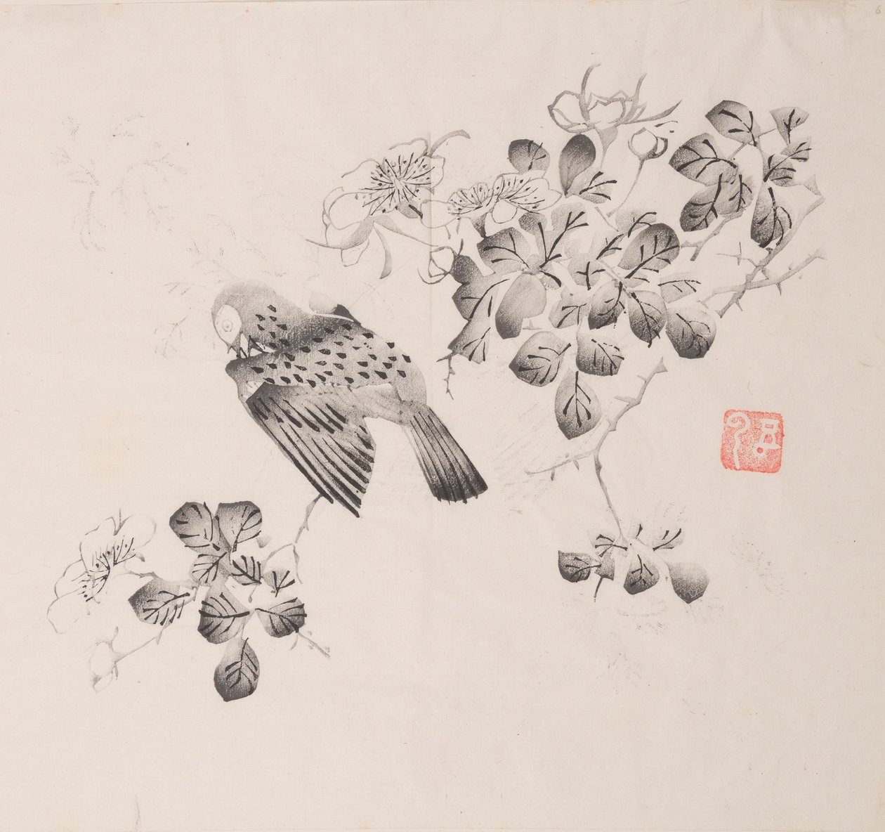 Page from Shi Zhu Zhai by Unbekannt