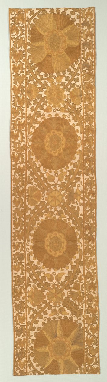 Panel, Probably from a Curtain, 19th Century by Unbekannt