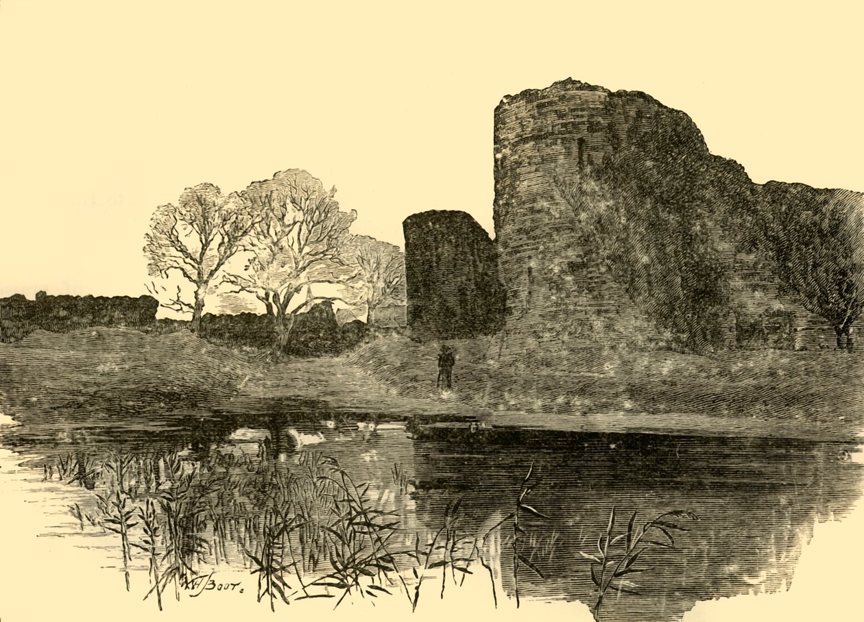 Pevensey Castle by Unbekannt