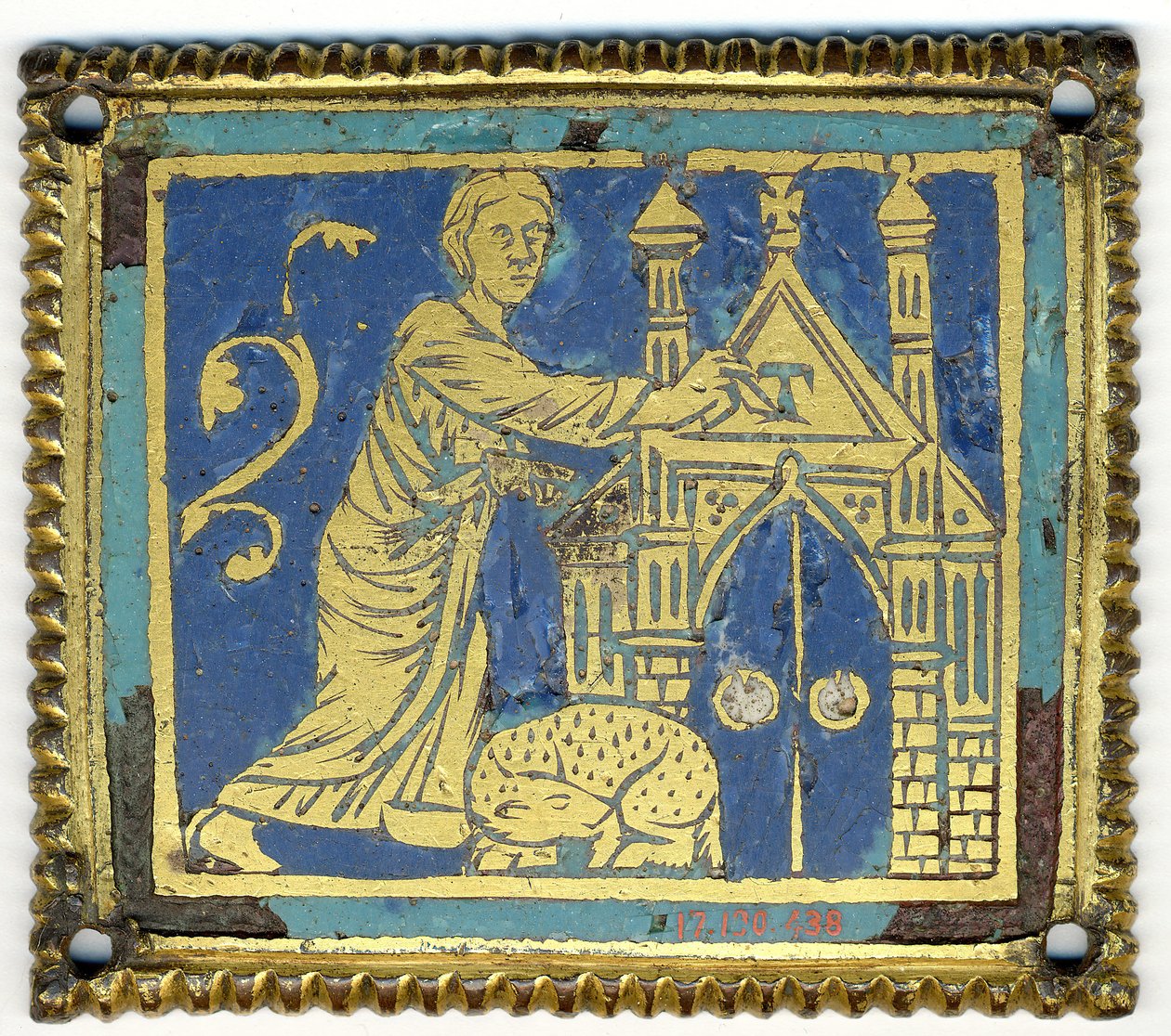 Plaque with Marking of the Door with the Letter Tau, German, ca. 1200 by Unbekannt