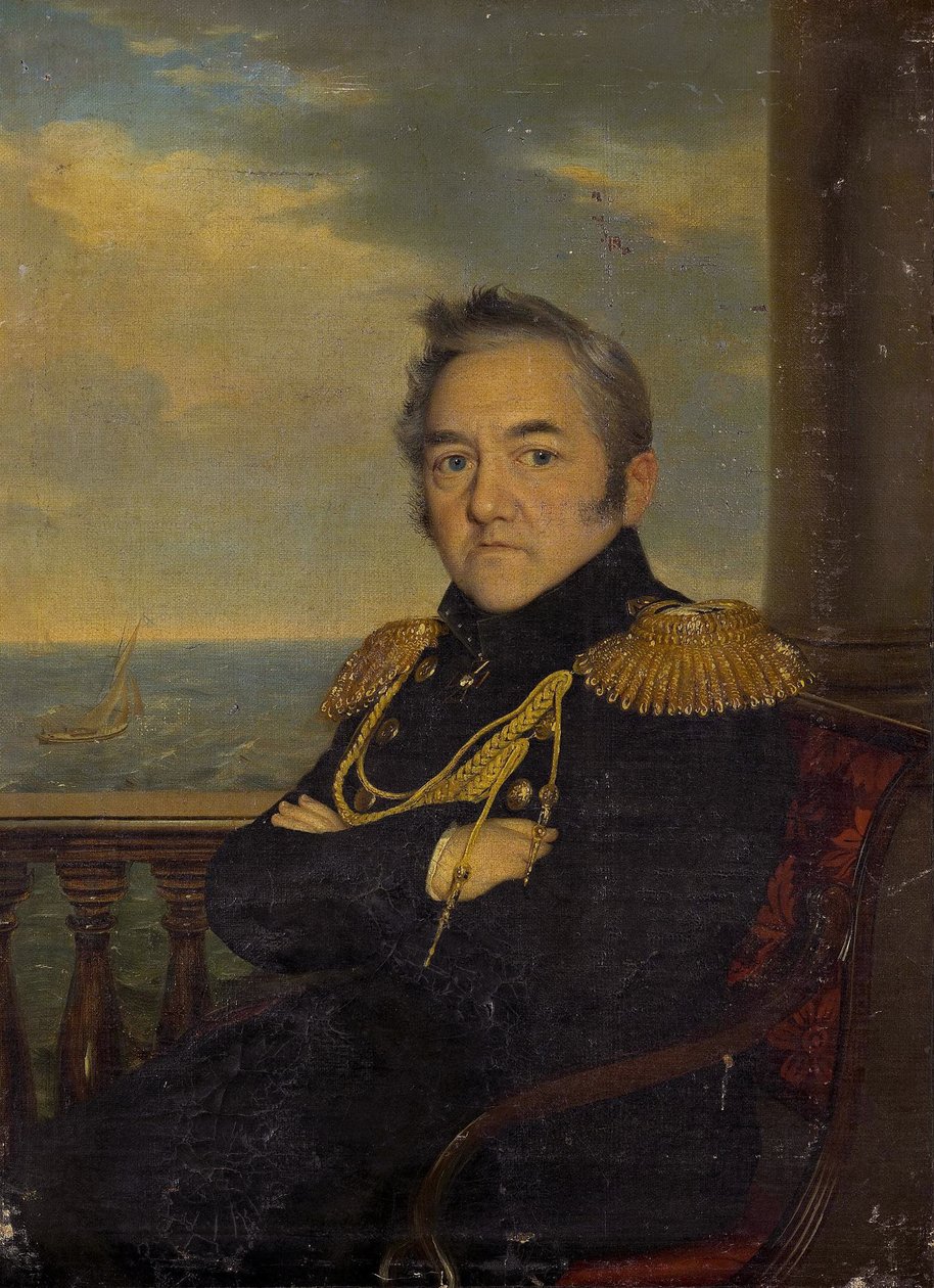 Portrait of Admiral Mikhail Lazarev by Unbekannt