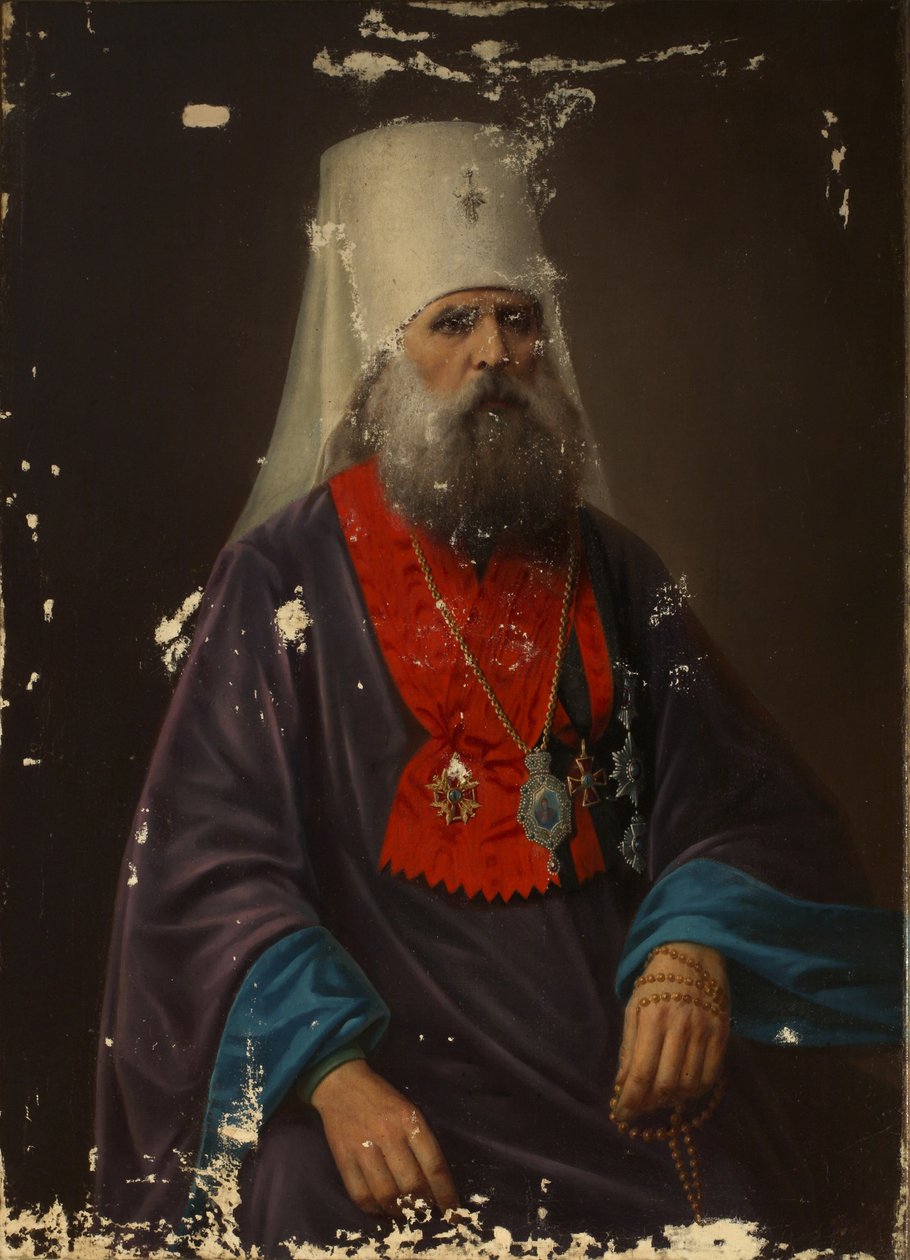 Portrait of Archbishop Iriney Klementyevsky of Pskov by Unbekannt