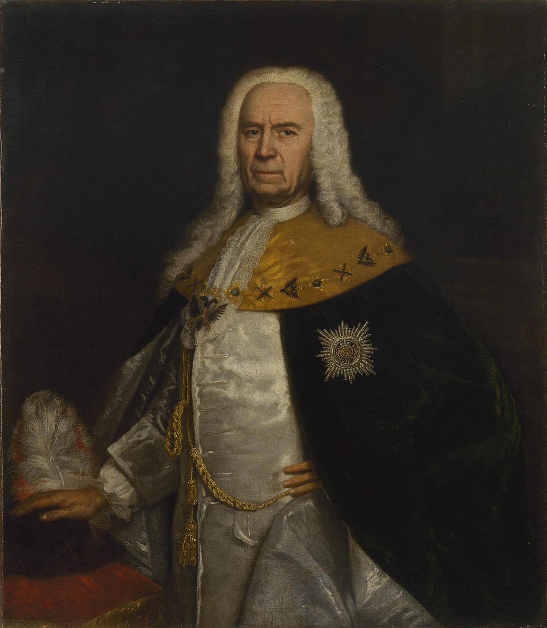 Portrait of Count Andrei Ivanovich Ushakov 1708-1739, Mid of the 18th century by Unbekannt