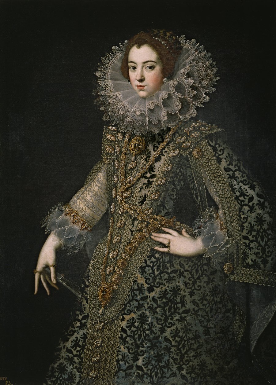 Portrait of Elisabeth of France 1602-1644, Queen consort of Spain, c. 1620 by Unbekannt