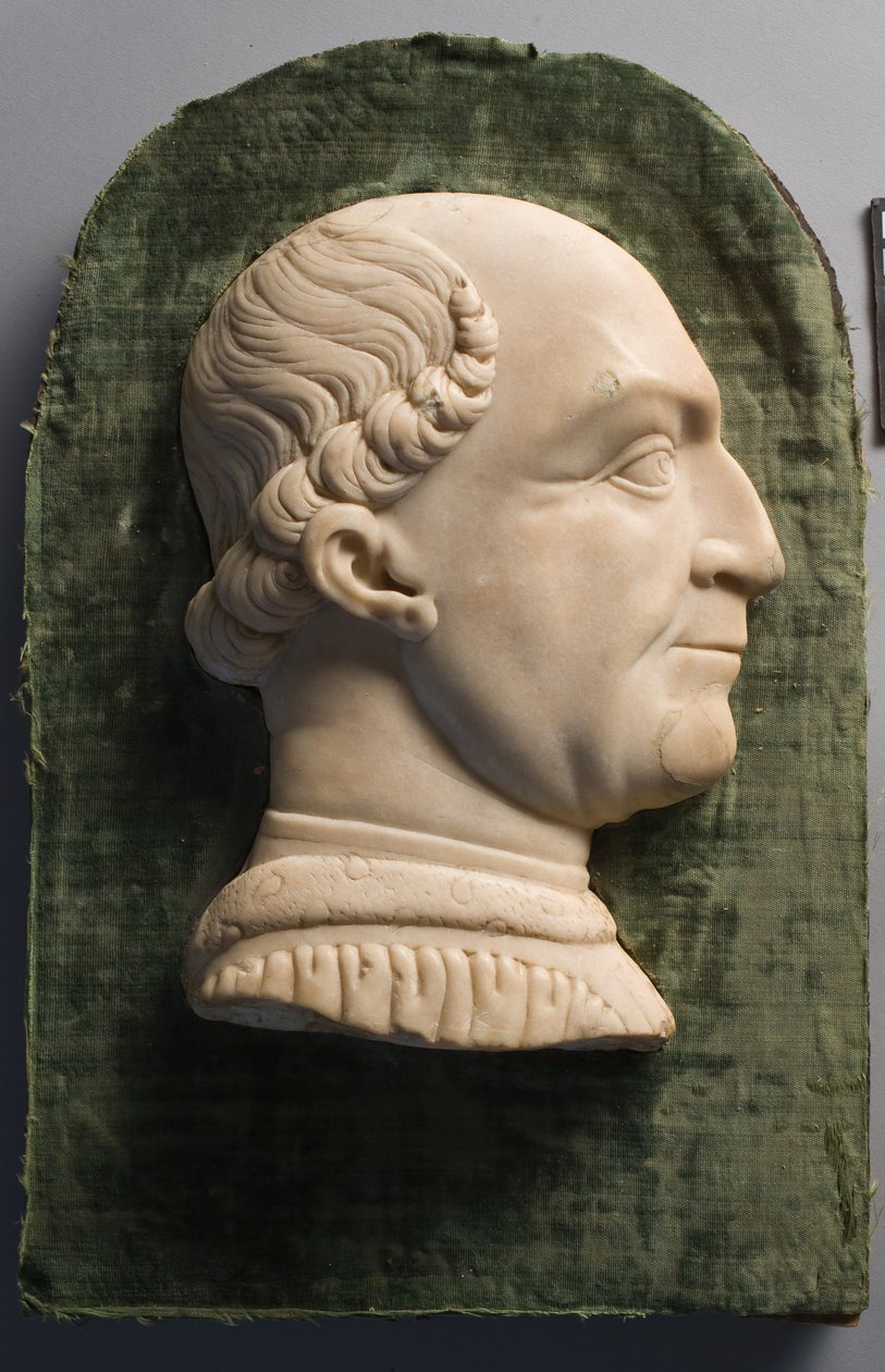 Portrait of Francesco Sforza and Frame by Unbekannt