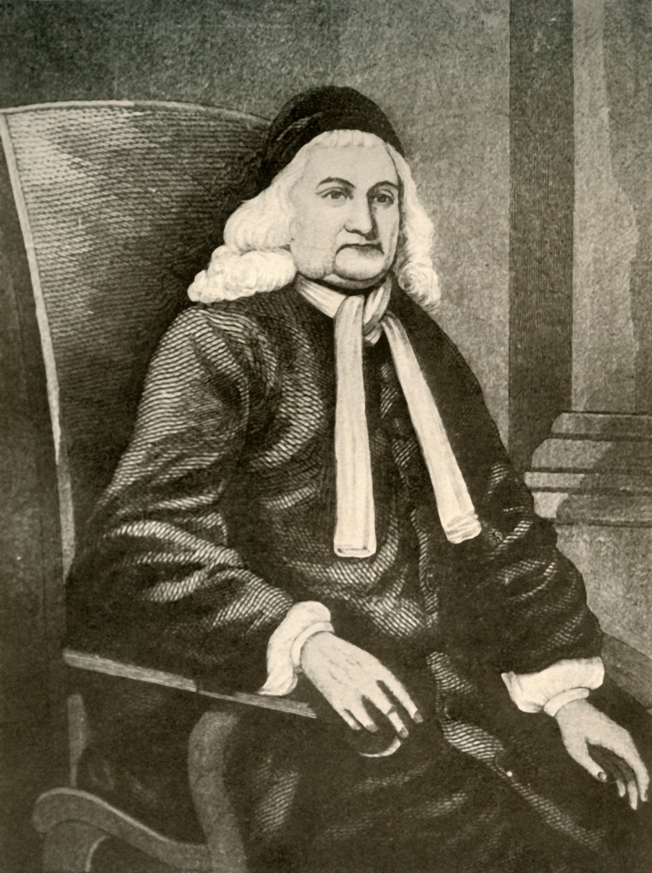 Portrait of Samuel Sewall, in Periwig and Long Coat by Unbekannt