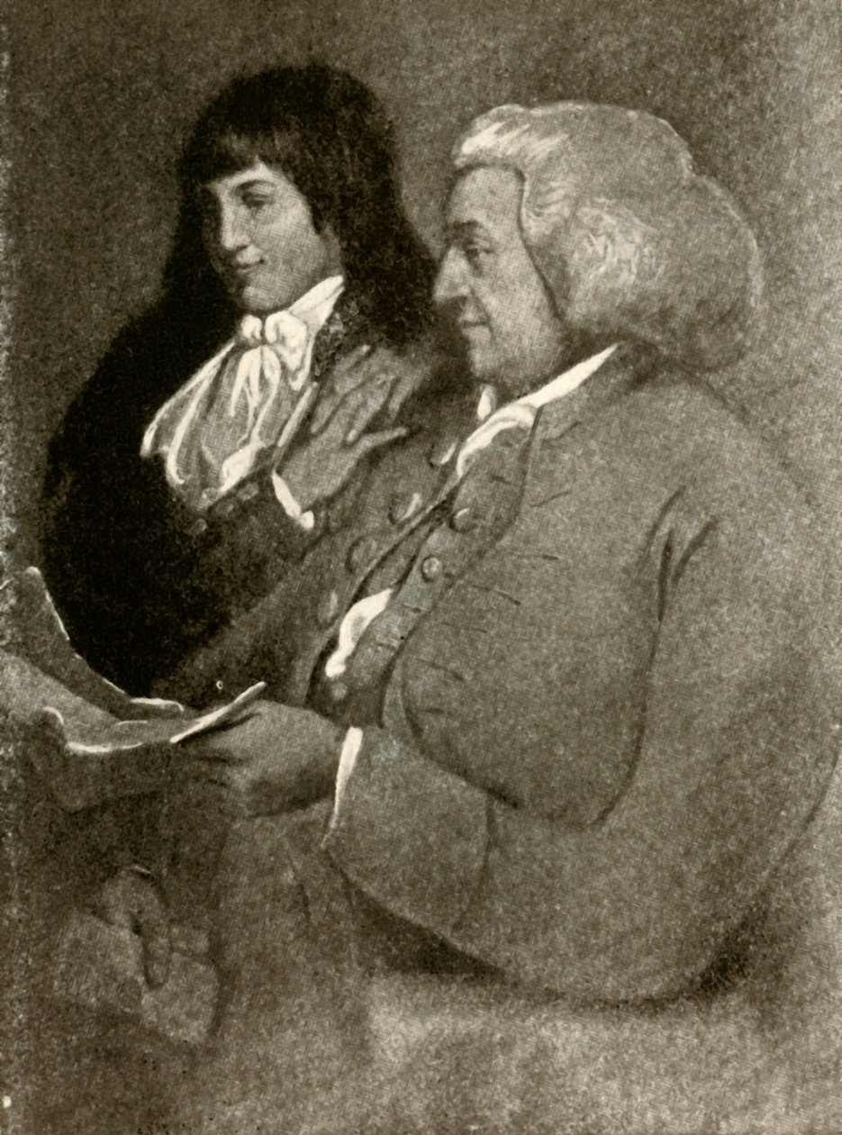 Portrait of Samuel Shoemaker, in Bobwig, and His Son, 1789, 1937 by Unbekannt