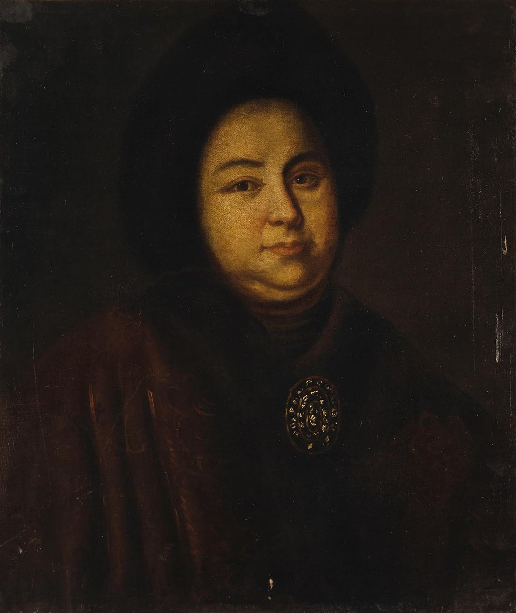 Portrait of Tsarina Evdokiya Feodorovna Lopukhina, Wife of Tsar Peter I of Russia by Unbekannt