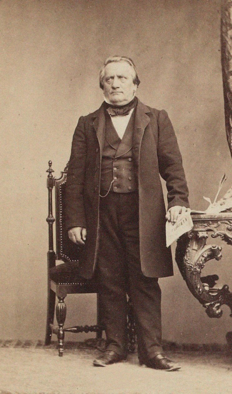 Portrait of the Composer Franz Lachner 1803-1890, c1850 by Unbekannt