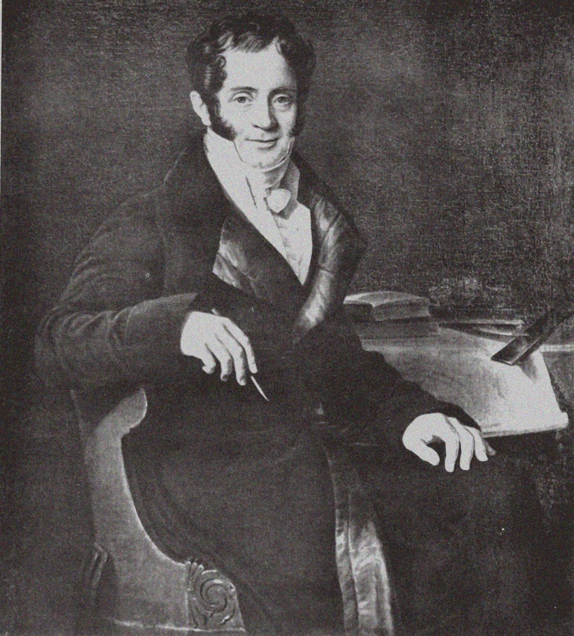 Portrait of the Architect Carlo Rossi 1775-1849 (after Ch. Mitoire) by Unbekannt