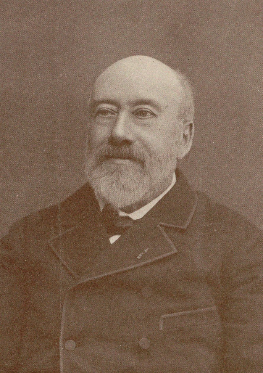 Portrait of the composer and chansonnier Gustave Nadaud, 1880 by Unbekannt