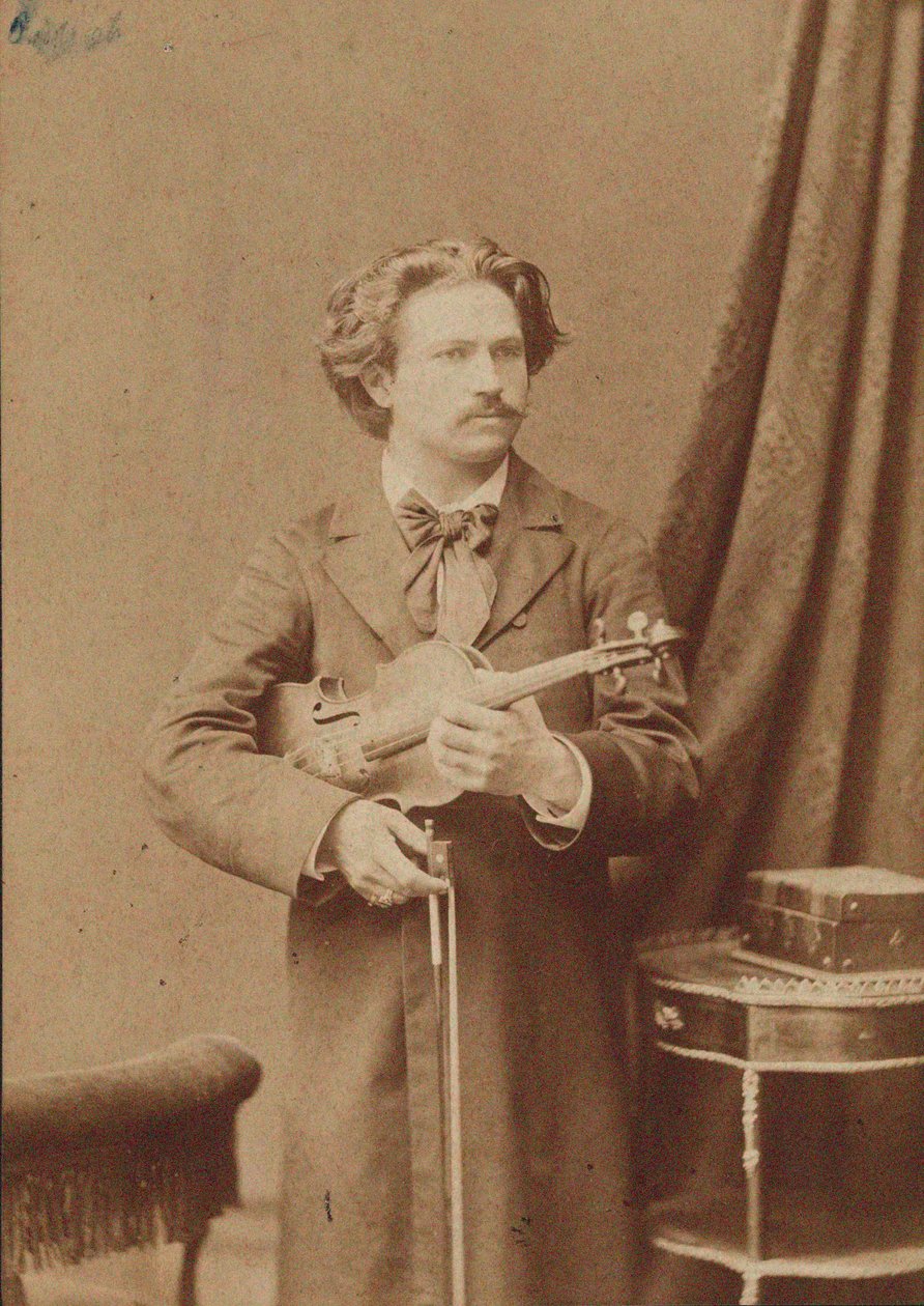 Portrait of the Violinist and Composer Frantisek Ondricek by Unbekannt