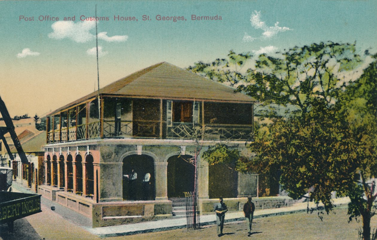 Post Office and Customs House, St. Georges, Bermuda by Unbekannt