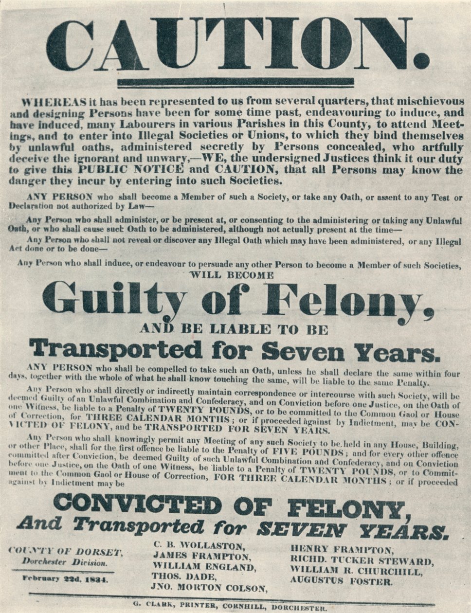 Posters Warning Those Guilty of Illegal Oaths Were Liable to Deportation by Unbekannt