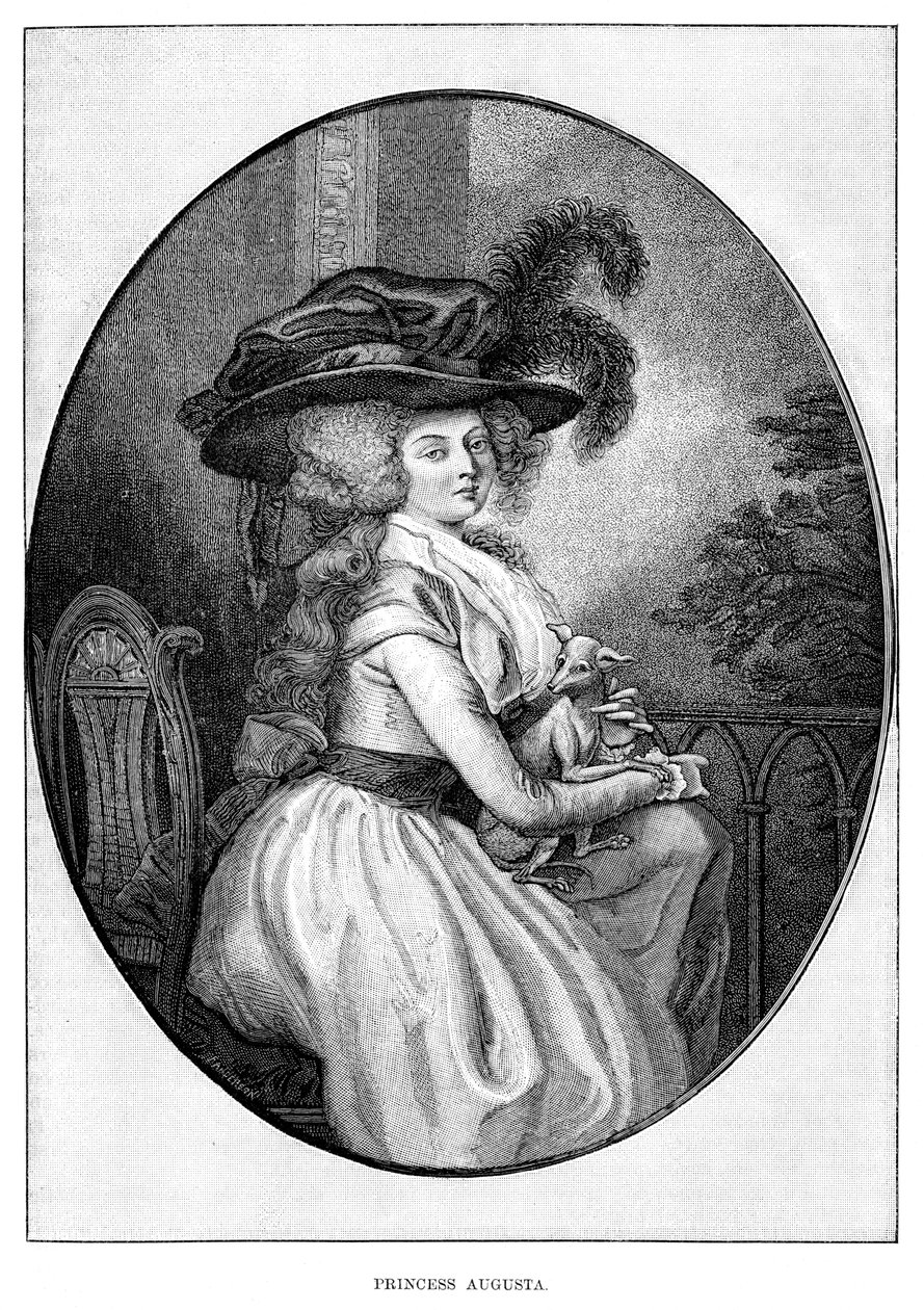 Princess Augusta, Second Daughter of George III by Unbekannt