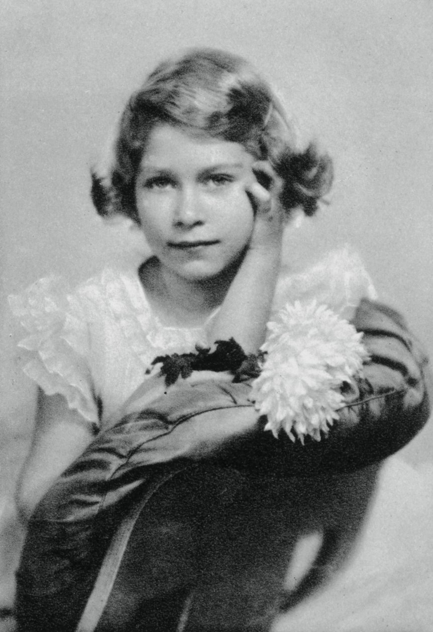 Princess Elizabeth aged nine, 1935 by Unbekannt