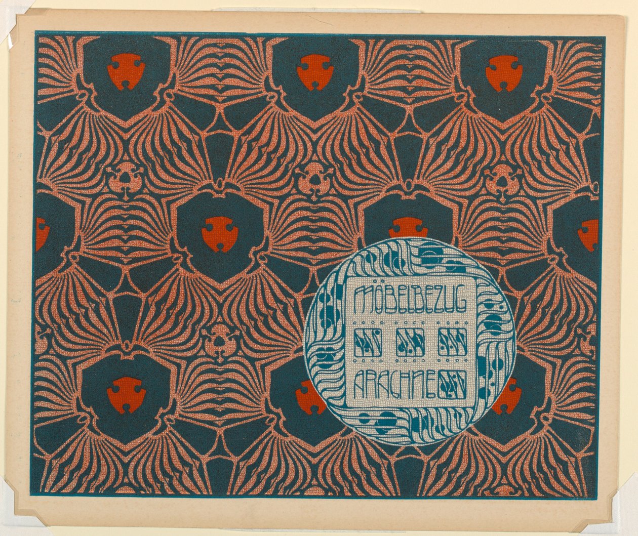 Print, Mobelbezug Arachne by Unbekannt
