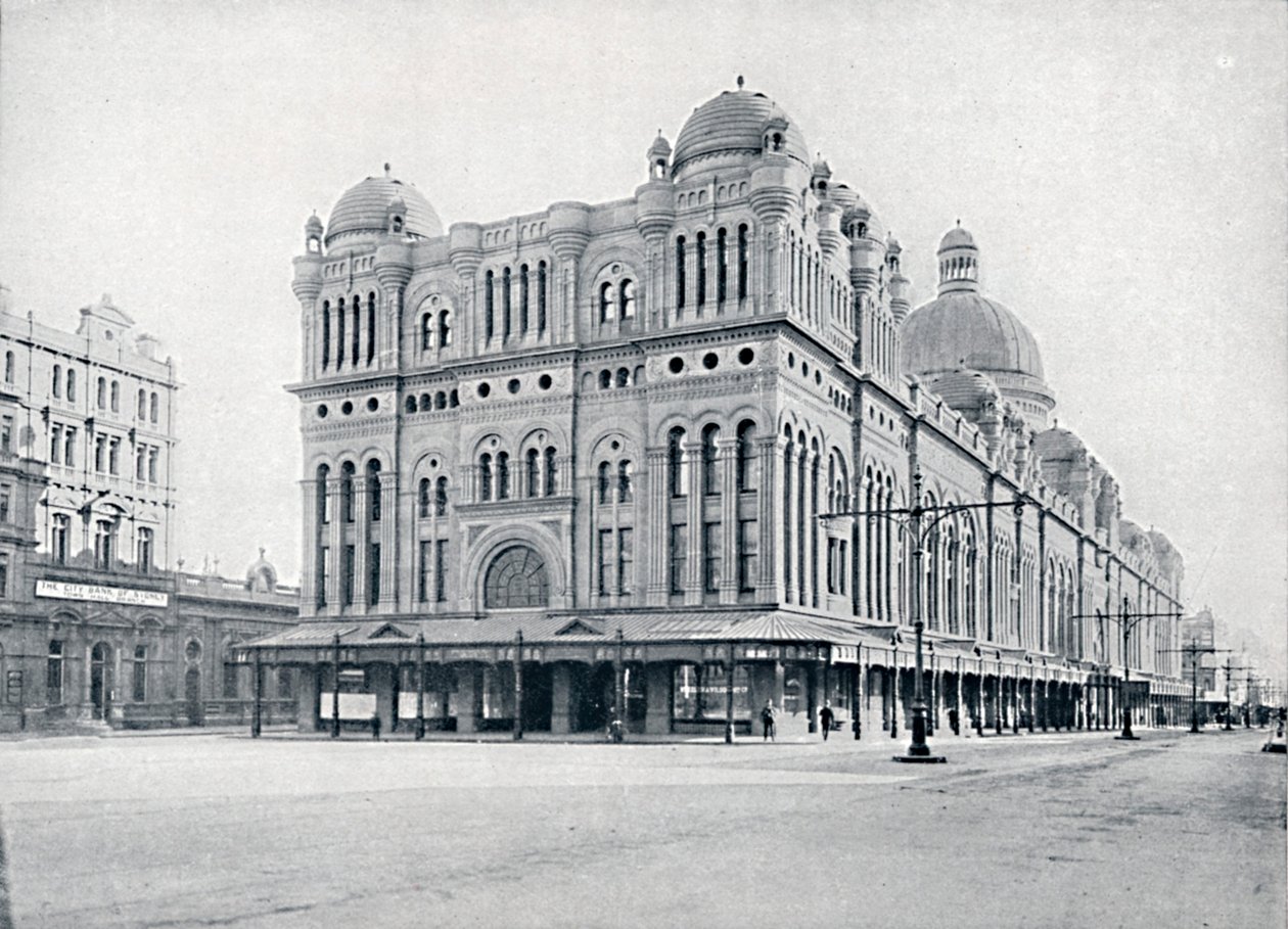 Queen Victoria Markets, c1900 by Unbekannt