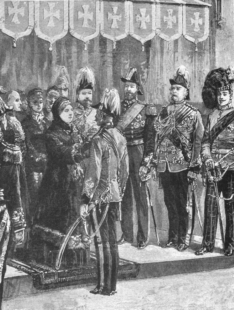 Queen Victoria Decorating Officers at Windsor, December 8, 1879, 1901 by Unbekannt
